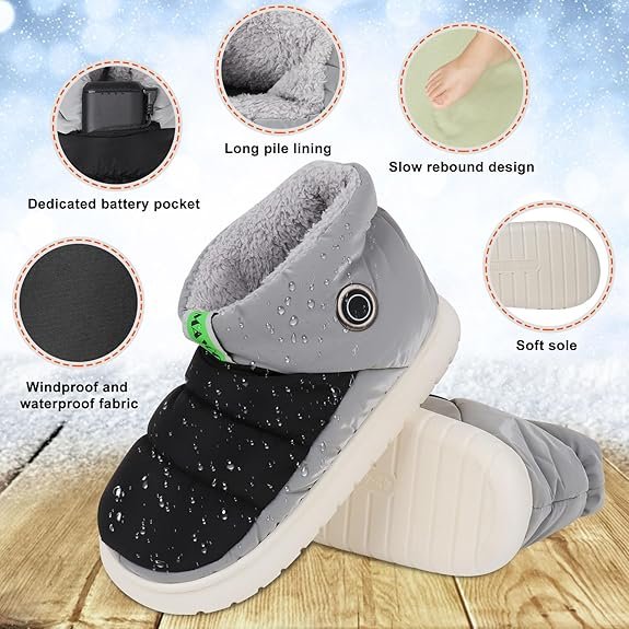 Say Goodbye to Cold Feet with Gmayoo Heated Slippers